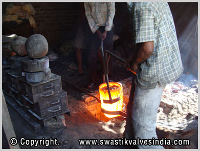 Ball Valves Gun Metal Casting Unit - Swastik Valves Ludhiana Punjab India