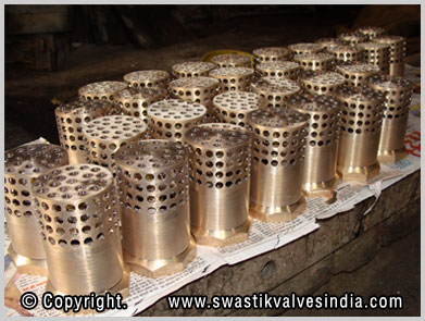 Ball Valves - 3 Piece Ball Valves - Gun Metal Foot Valves manufacturing unit - swastik Valves Ludhiana Punjab India